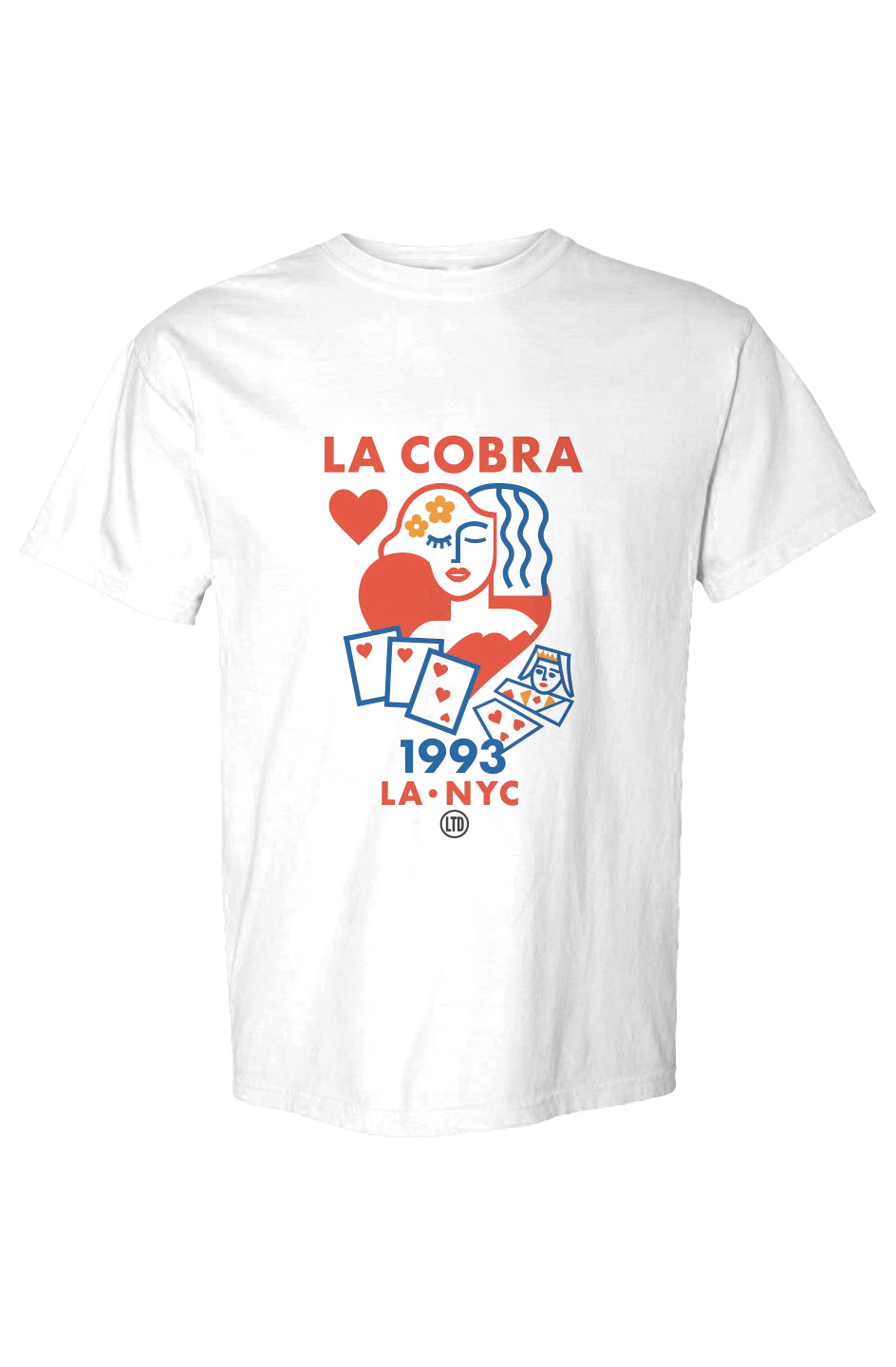 la cobra queen of hearts t-shirt
