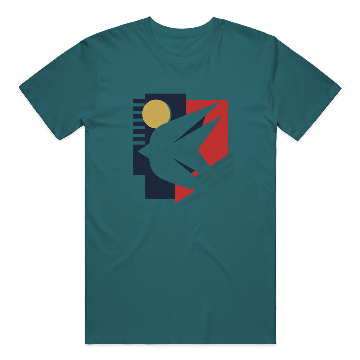 As Above Cross Court Midweight Tee - Atlantic