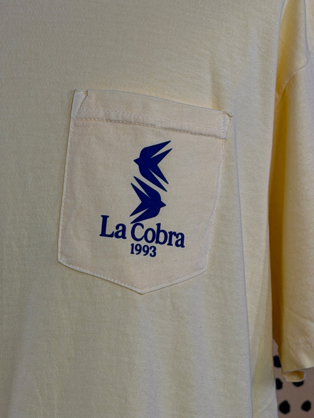 La Cobra as Above Heavyweight Pocket Tee Banana