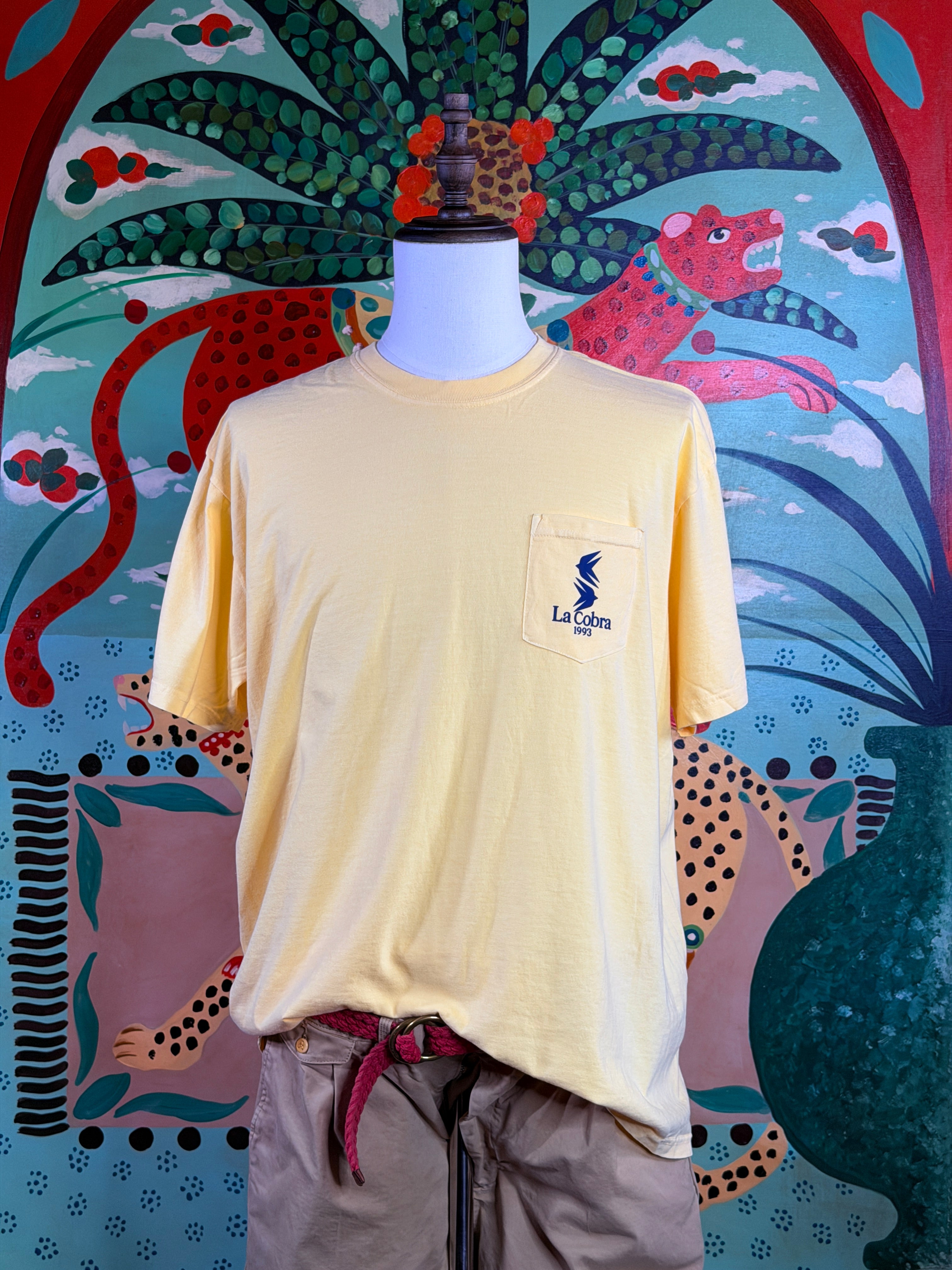 La Cobra as Above Heavyweight Pocket Tee Banana