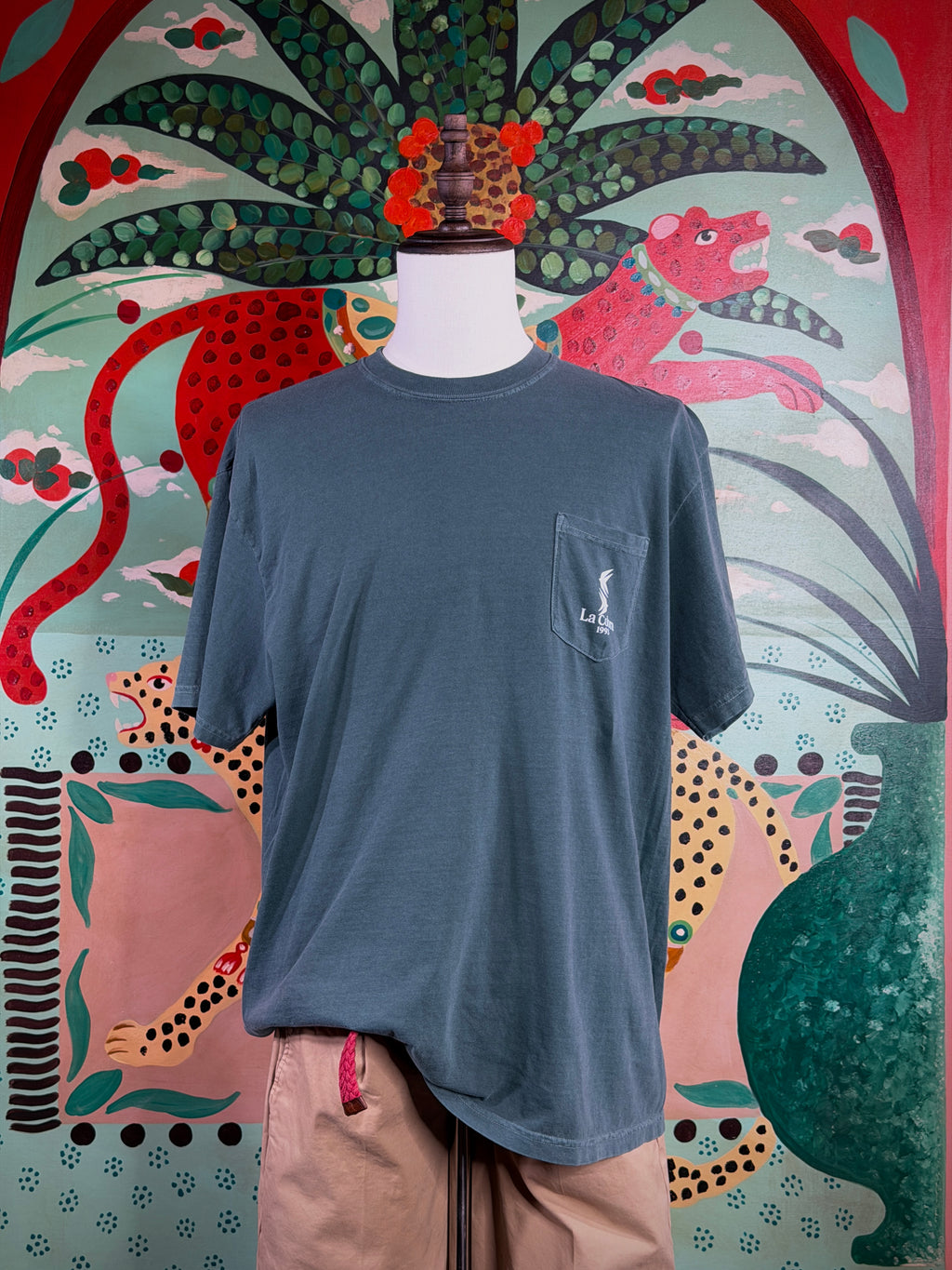 La Cobra as Above Heavyweight Pocket Tee Spruce