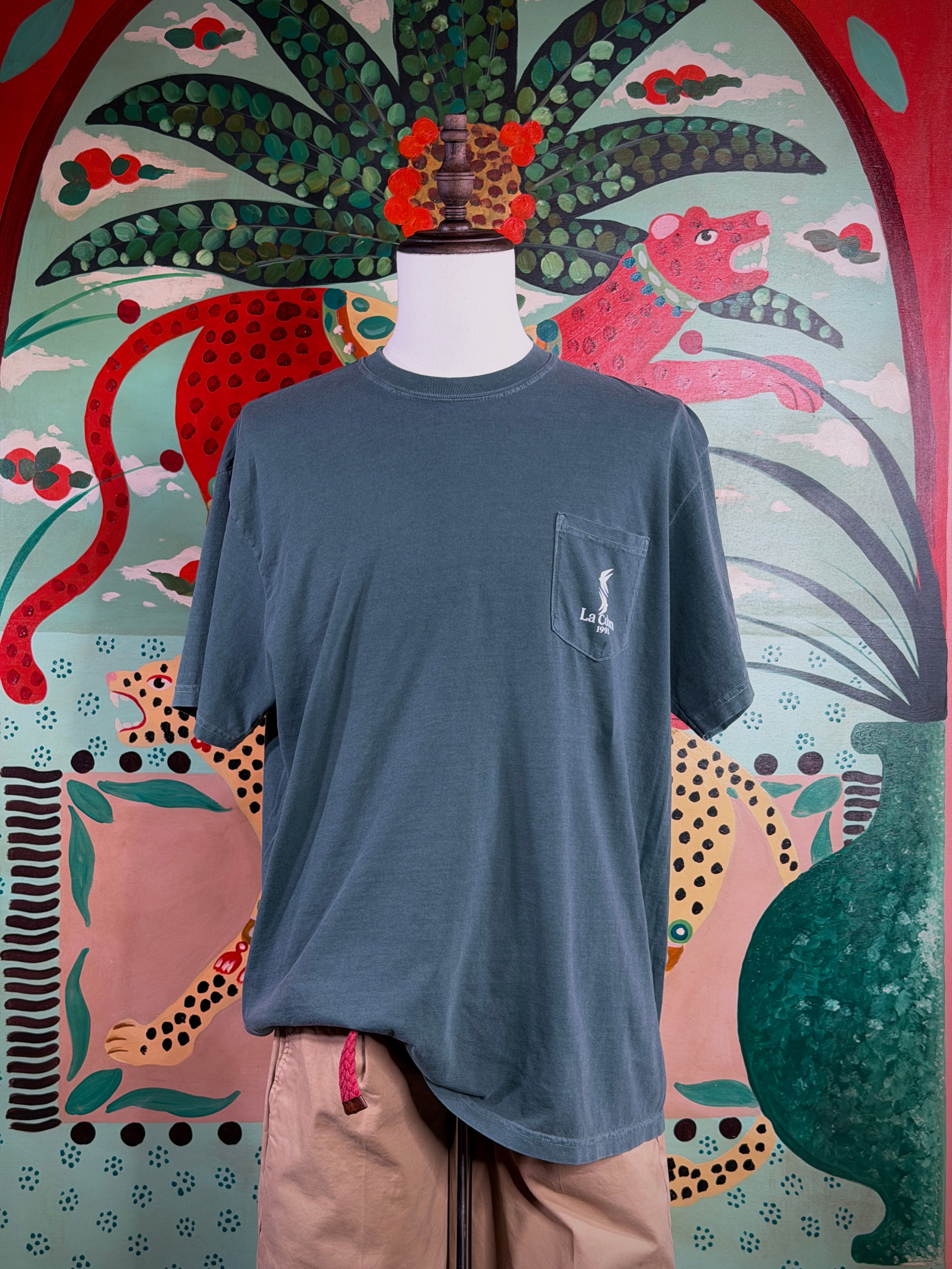 La Cobra as Above Heavyweight Pocket Tee Spruce