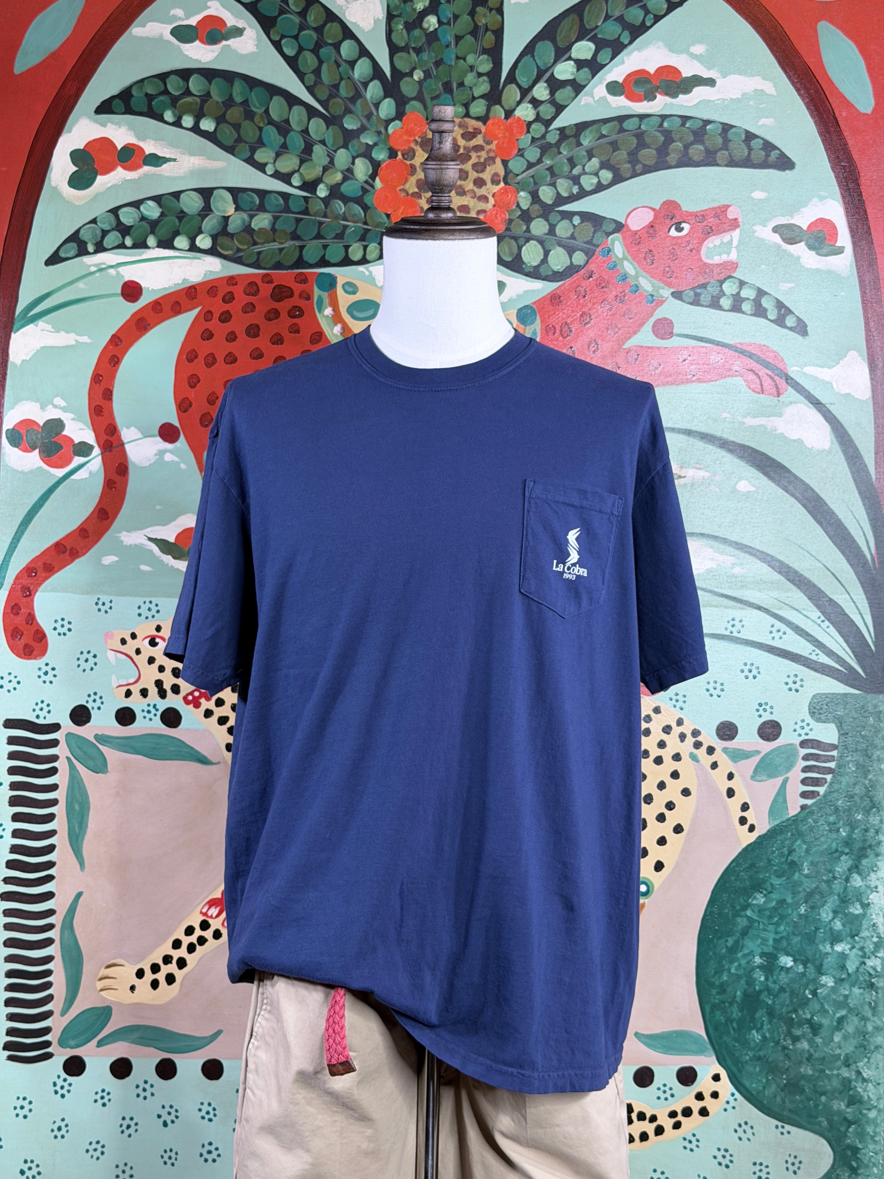 La Cobra as Above Heavyweight Pocket Tee Navy
