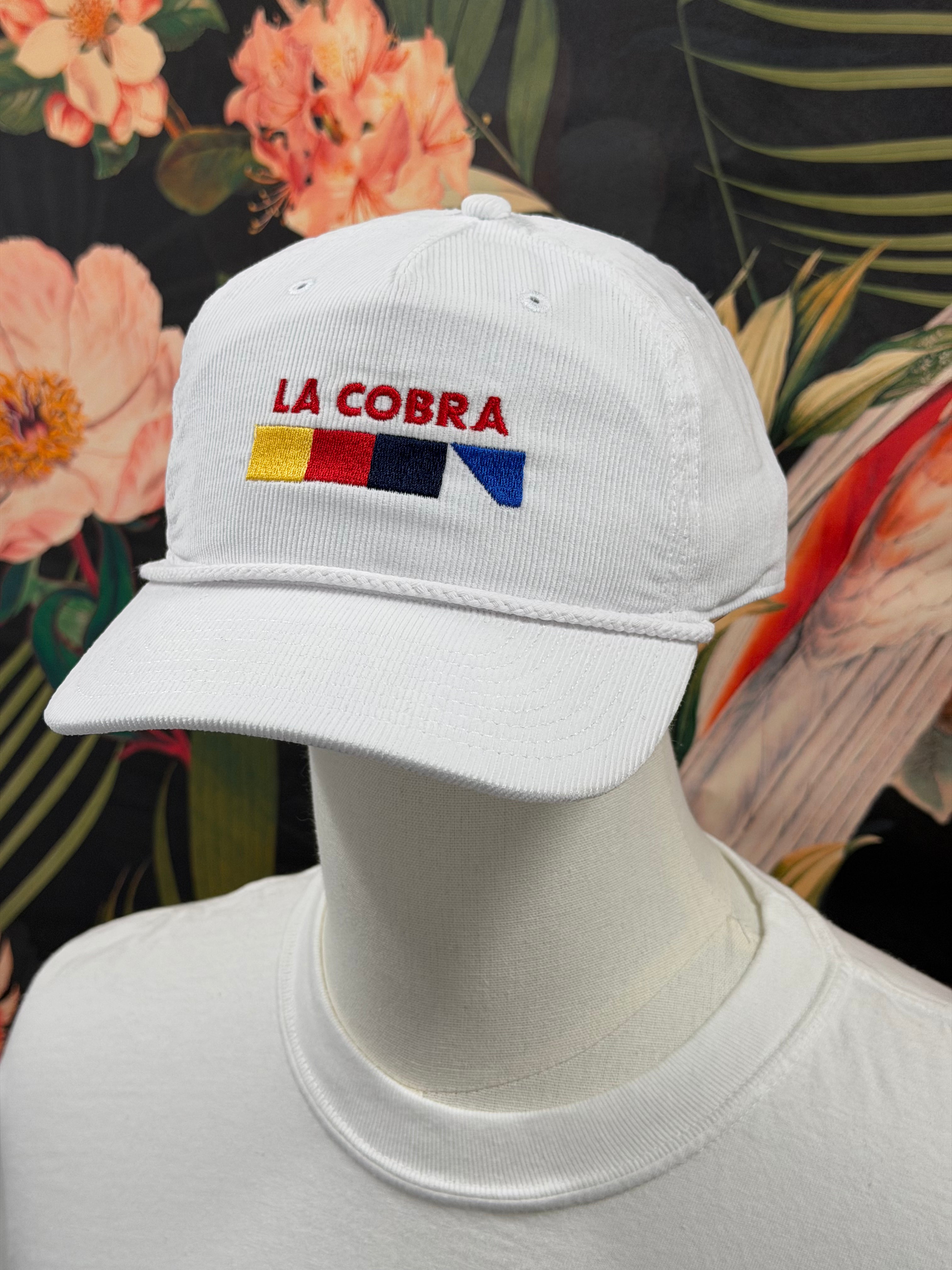 Trade Winds Cord Rope Cap - White