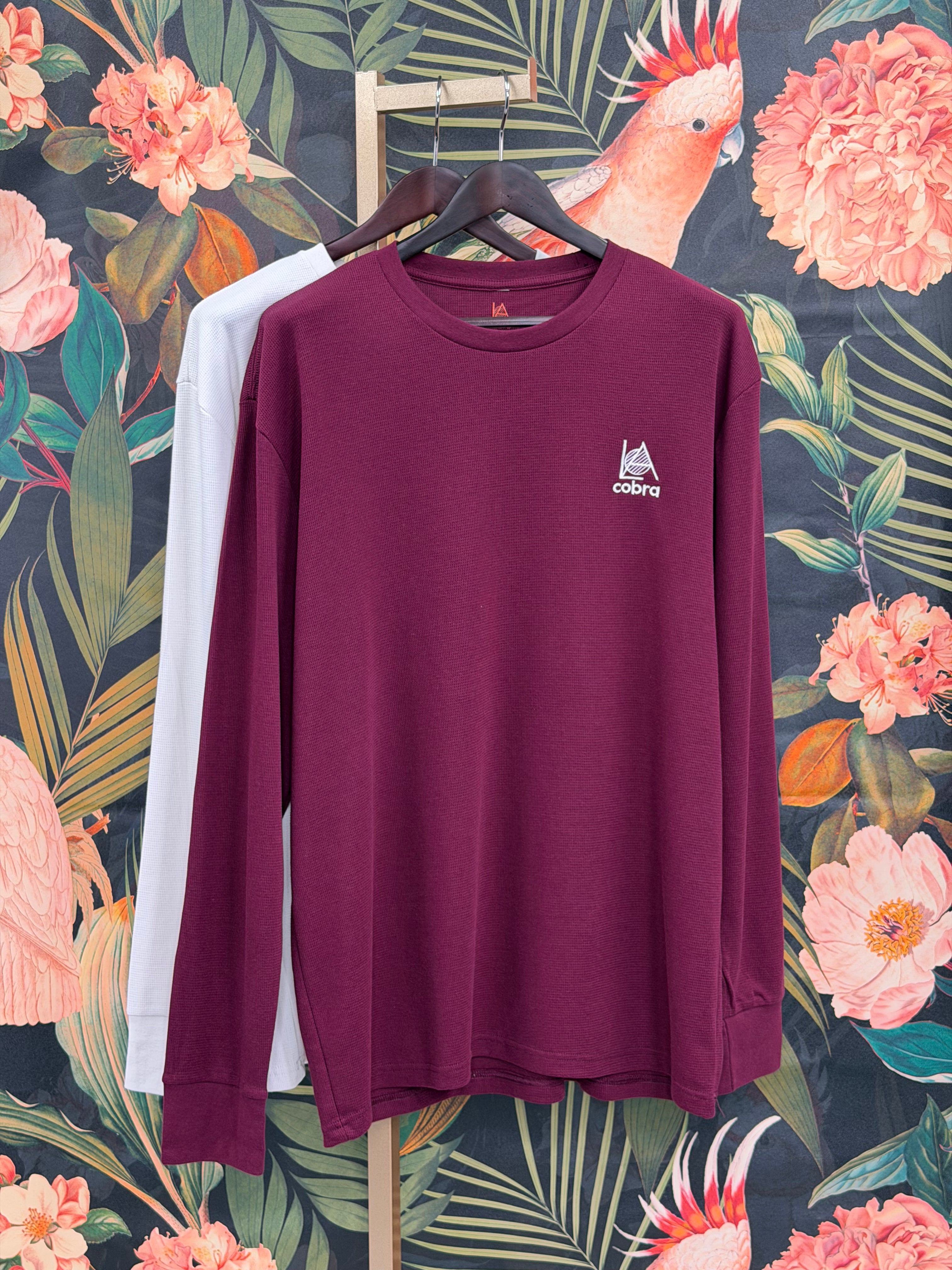 Embroidered Thermal sport mark Bone